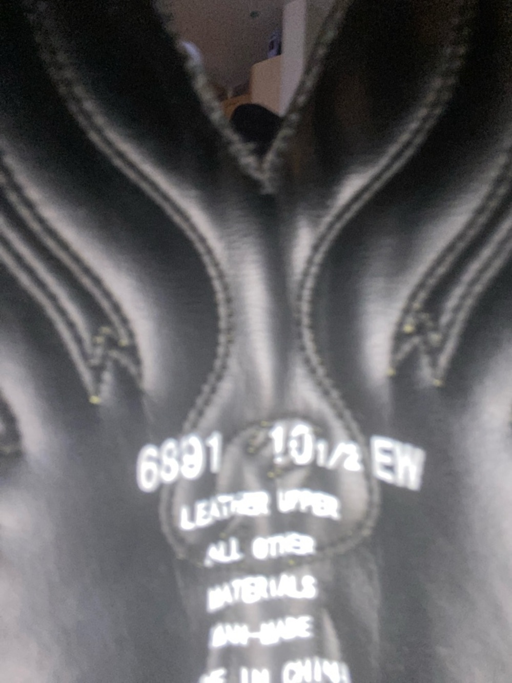 Rare Vintage Thunderbird Black Leather Western Cowboy Boots with Gold Stitching - Picture 9 of 9